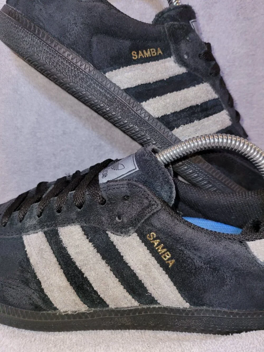 Adidas Samba ADV Black Grey Gum Sole IH3348 Men's Size 8 Sneakers (#2222)